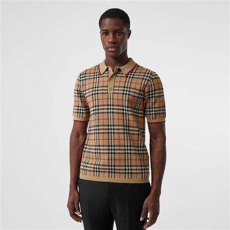 burberry polo shirt large logo|Burberry polo shirts men's sale.